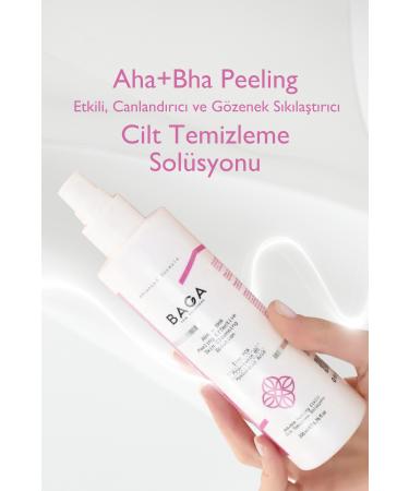 Baga Aha+Bha Peeling Effective Revitalizing and Pore Tightening Skin Cleansing Solution 200 Ml