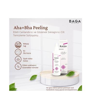 Baga Aha+Bha Peeling Effective Revitalizing and Pore Tightening Skin Cleansing Solution 200 Ml - Buy Online on GoSupps.com