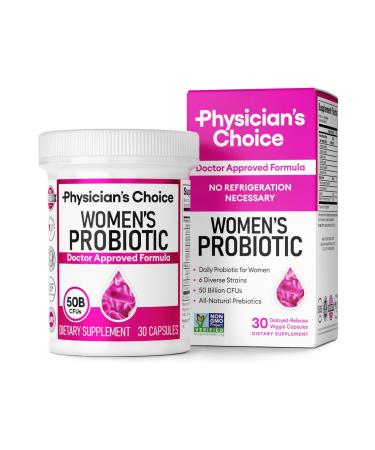 Physician's Choice Probiotics For Women 50 Billion 30 Capsules