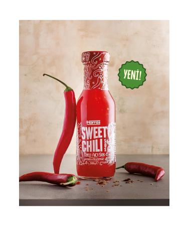 Harras Sweet chili sweet hot sauce vegan and gluten free 300gr X 4 pcs - Buy Online on GoSupps.com