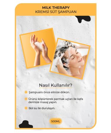 Morfose Milk Therapy Shampoo 500 ml - Milk Protein Repairing Nourishing Effect - Buy Online on GoSupps.com