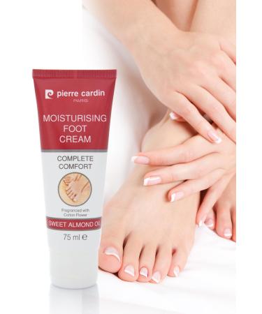 Pierre Cardin Moisturizing Foot Care Cream with Almond Oil - 75 ml - Buy Online on GoSupps.com