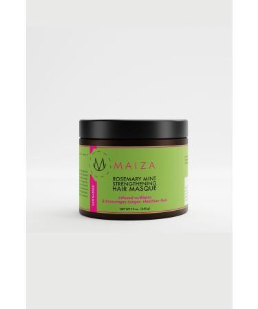 MA ZA Rosemary Mint Strengthening Hair Mask - Rosemary Mint Strengthening Hair Mask 340 ml