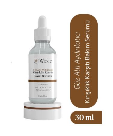 Wioce Under Eye Brightening and Anti-Wrinkle Care Serum 30ml (Coffeine 6%-Pro Vitamin B5 2%)