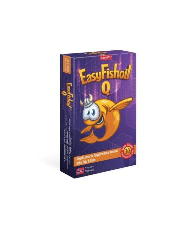 EASYVIT Easyfishoil Q 30 Lemon and Orange Flavored