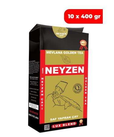 NEYZEN 10 x 400 G - Mevlana Golden Tea Pure Leaf Tea Sri Lanka Legend Black Guaranteed Imported Tea