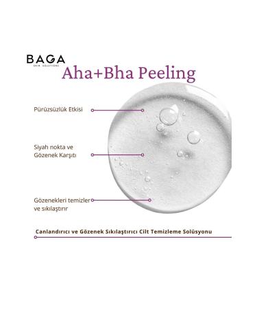 Baga Aha+Bha Peeling Effective Revitalizing and Pore Tightening Skin Cleansing Solution 200 Ml - Buy Online on GoSupps.com