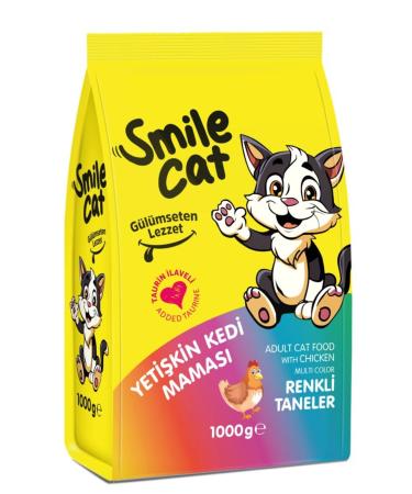 SMILE SMILE 1000 GR DRY CAT FOOD ADULT MIX 6 PIECES
