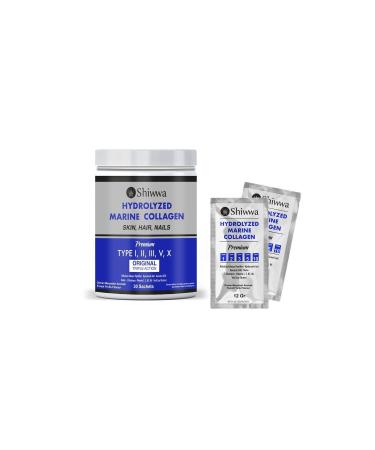 Shiwwa Marine Collagen 30 Powder Sachet Forest Fruit Type 1-2-3-5-10