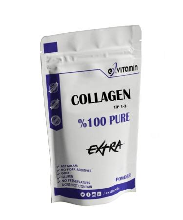 exvitamin Collagen Powder Collagen Hyd. Collagen 250 Gr Type 1-3