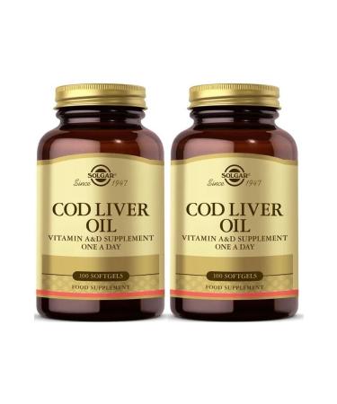 Solgar Cod Liver Oil 100 Capsules 2 Pieces