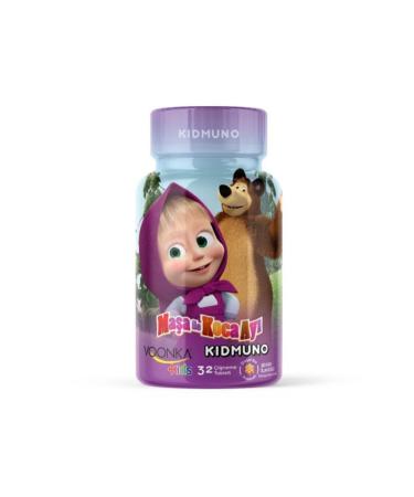 vonka Voonka Kids Masha And The Bear Kidmuno Food Supplement 32 Tablets
