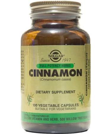 Solgar Cinnamon 100 Capsules
