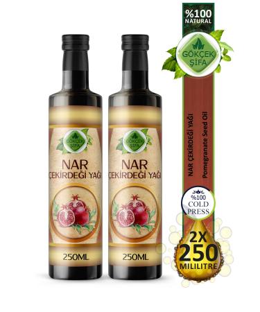 Gokcek Healing Pomegranate Seed Oil 250 Ml. X 2