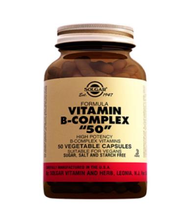 Solgar Vitamin B-complex "50" 100 Capsules - Buy Online on GoSupps.com