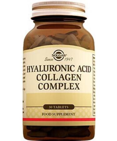 Solgar Hyaluronic Acid Collagen Complex 30 Tablets