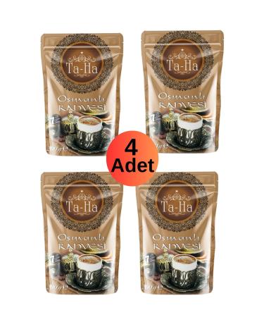 ta-ha coffee 2018 Ottoman Coffee 200 gr 4 Piece Set