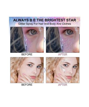 N YENABEAUTY Transparent Face and Body Shine Glitter Gel 30 ml - Buy Online on GoSupps.com