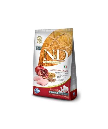 N & D Low Grain Chicken Pomegranate Medium Breed Adult Dog Food 2.5 Kg