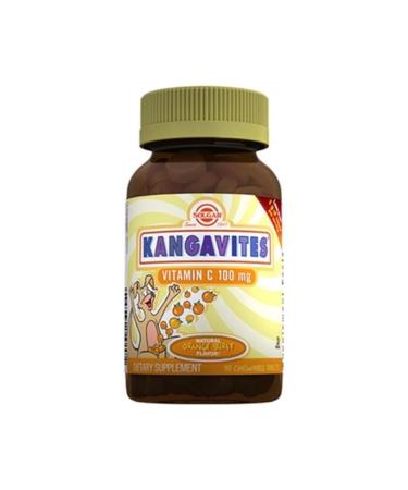 Solgar Kangavites Vitamin C 100 Mg 90 Chewable Tablets