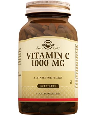Solgar Vitamin C 1000 mg 90 Tablets Vegan