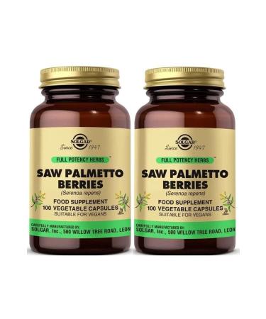 Solgar Saw Palmetto Berries 100 Capsules 2 Pieces