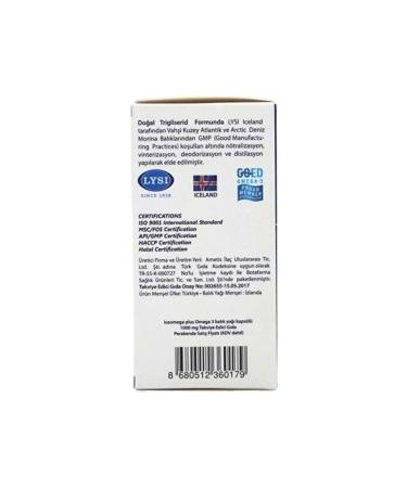 Ametis la Ice Omega Plus Fish Oil 1000 mg 30 Capsules - Buy Online on GoSupps.com