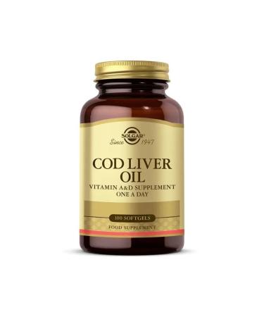 Solgar Cod Liver Oil 100 Capsules
