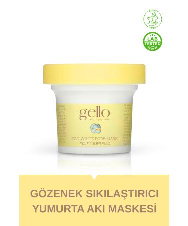 GELLO Pore Tightening Egg White Mask - Egg White Pore Mask