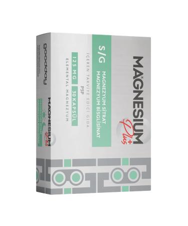 goodday MAGNESIUM S/G BISG. CITRATE & P5P 30 Capsules