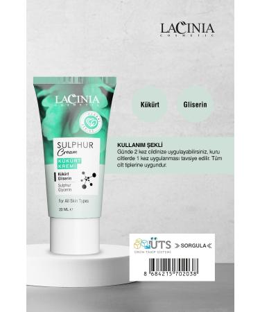 Lacinia Sulfur Cream 20ML - Buy Online on GoSupps.com