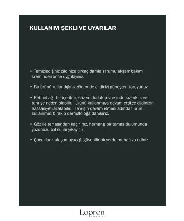 Lopren Retinol Serum Anti-Wrinkle Repair Skin Rejuvenator 30 ml - Buy Online on GoSupps.com