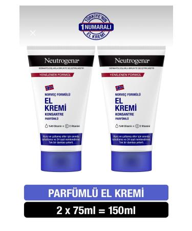 Neutrogena Norwegian Formula Hand Cream 75 ML 2-PACK (Perfumed)