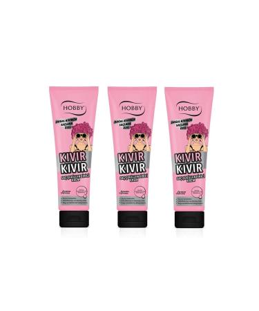 Hobby Hair Styling Cream Tube 150 ml x 3 Pieces