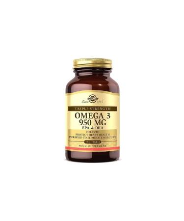 Solgar Omega 3 950 Mg 50 Softgel Fish Oil Capsules