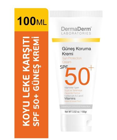 DermaDerm 5 Herbal Sun Cream Spf +50 100 Gr - Buy Online on GoSupps.com