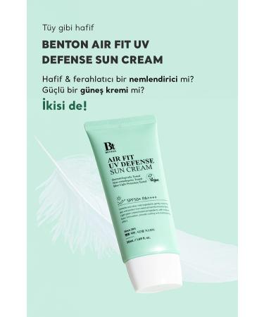 Benton Air Fit UV Defense Sun Cream SPF50+ PA++++ 12ml - Vegan Cica Sun Cream - Buy Online on GoSupps.com