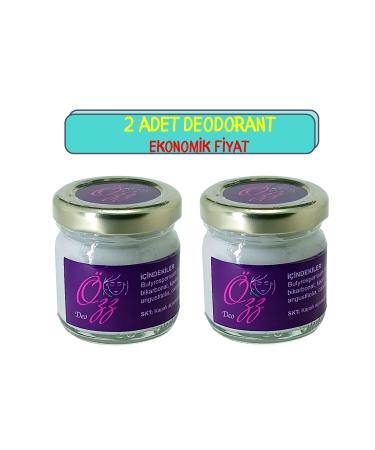 Ozz Natural Cream Deodorant 2 Pieces - Buy Online on GoSupps.com