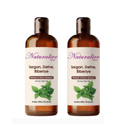 Naturalive Shampoo for All Hair Types (2 Pieces) 500ml+500ml Gimdes Certified