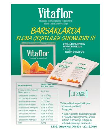 vitamaks Vitaflor Probiotic 10 Sachet - Buy Online on GoSupps.com