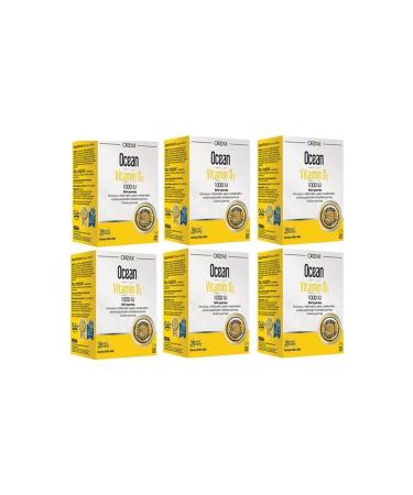 Ocean Vitamin D3 1000 Iu 20 Ml Spray 6 Pieces Skt:01/22