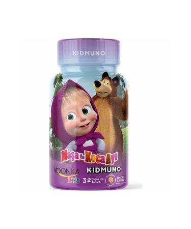 vonka Voonka Kids Masha And The Bear Kidmuno 32 Chewable Tablets
