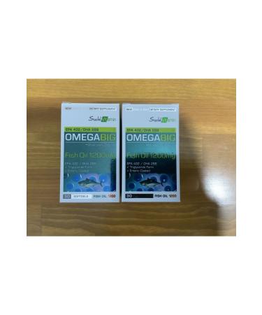 Vitamin OmegaBig Fish Oil 1200 mg in water 30 capsules 2 PCS