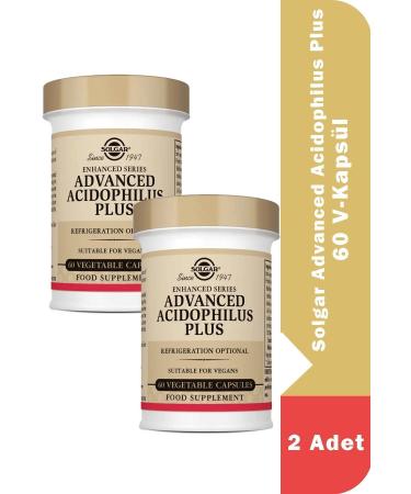 Solgar Advanced Acidophilus Plus 60 V-capsules 2 Pieces