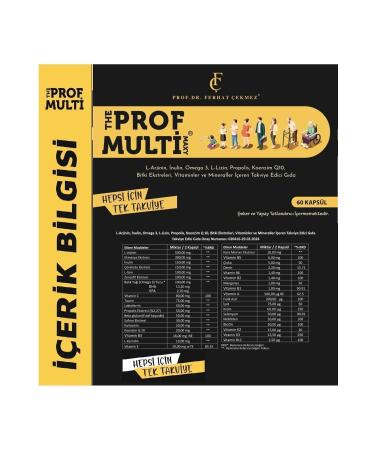 THEPROFMULTI Profmulti Maxy Vitamin 60 Tablets Specially Formulated by Expert Professors - Buy Online on GoSupps.com