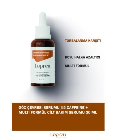 Lopren Eye Contour Serum Caffeine Multi Formula Skin Care Serum 30 ml
