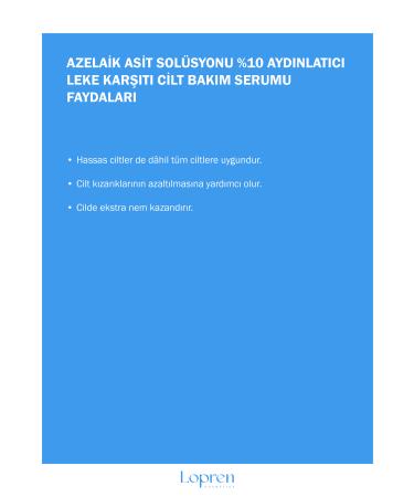 Lopren Azelaic Acid Anti-Blemish Skin Care Serum 30 ml - Buy Online on GoSupps.com