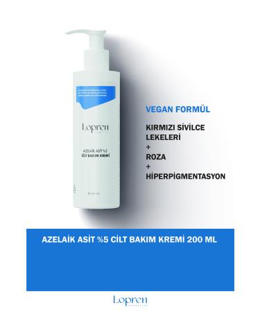 Lopren 5% Azelaic Acid Skin Care Cream 200 ML