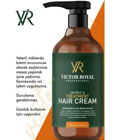 Victor Royal Curl Defining Leave-In Conditioner For Curly And Wavy Hair 500 Ml. 8684415818188 - Buy Online on GoSupps.com