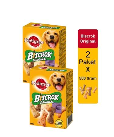 Pedigree Biscrok 500 Gr Dog Reward Biscuit 2 Pack